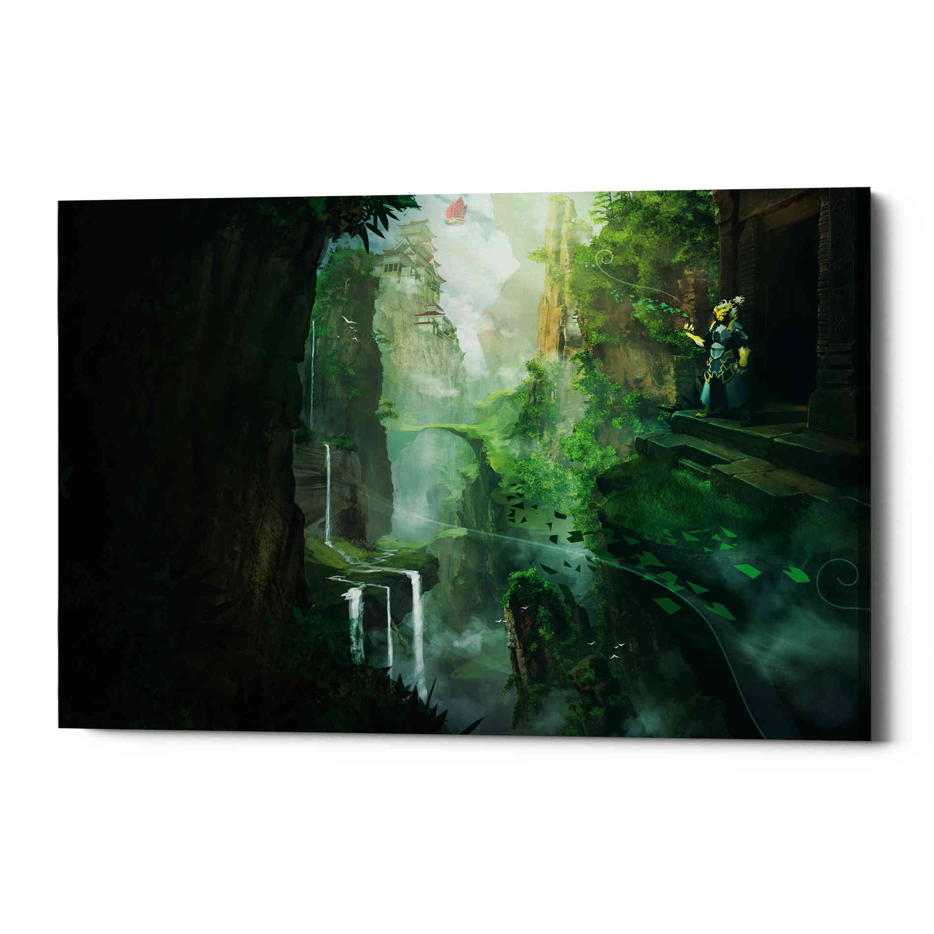 'Dragon Valley' by Jonathan Lam, Canvas Wall Art