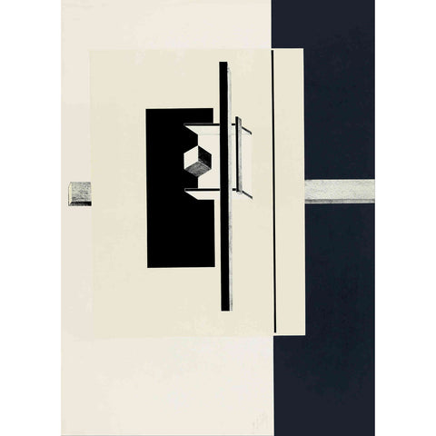 Image of '1o Kestnermappe Proun' by El Lissitzky Canvas Wall Art