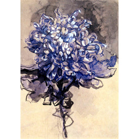 'Chrysanthemum' by Piet Mondrian Canvas Wall Art