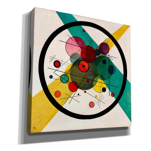 Image of 'Circles In A Circle' by Wassily Kandinsky Canvas Wall Art"