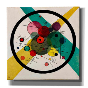 'Circles In A Circle' by Wassily Kandinsky Canvas Wall Art"