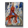'Red Eiffel Tower' by Robert Delaunay Canvas Wall Art