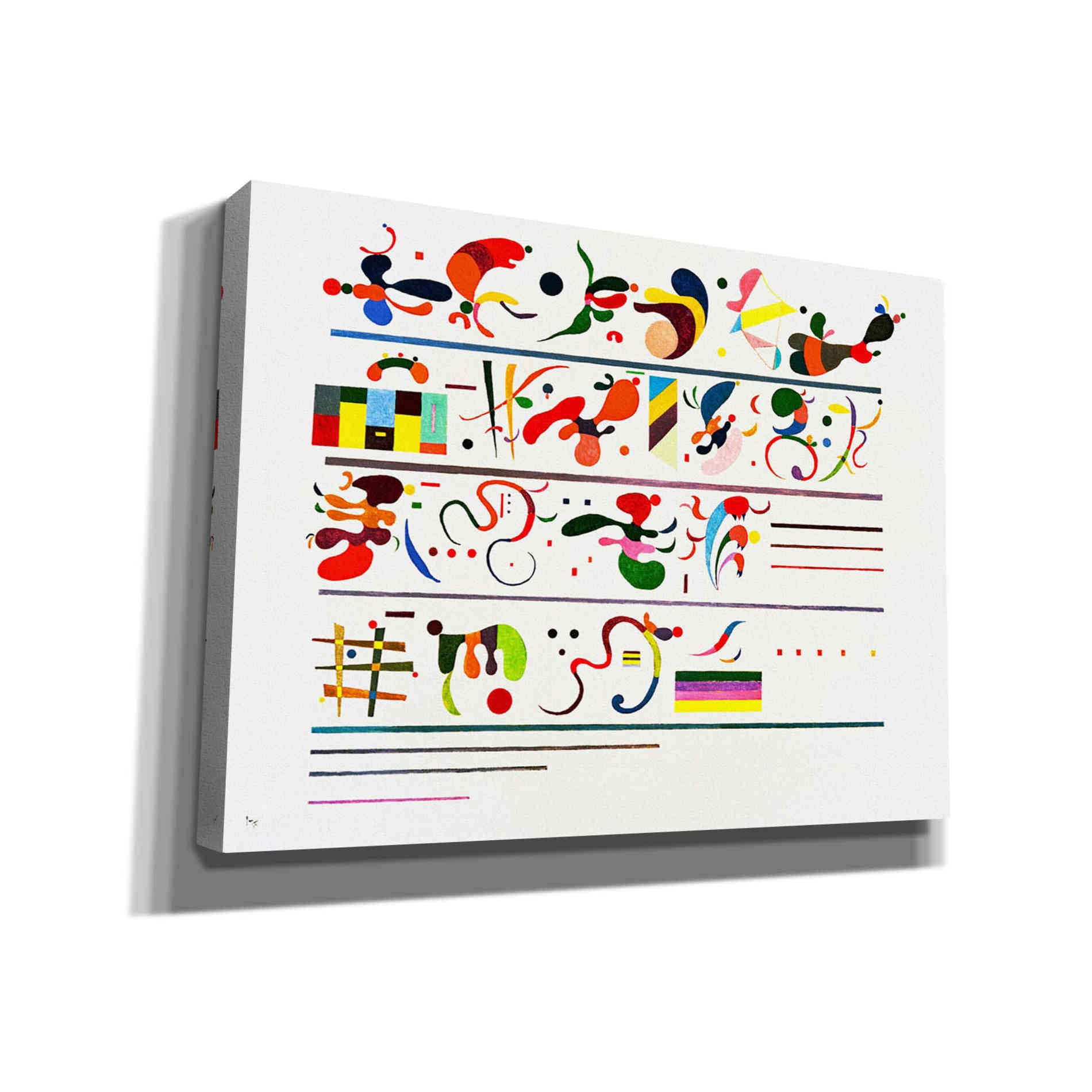 'Succession' by Wassily Kandinsky Canvas Wall Art