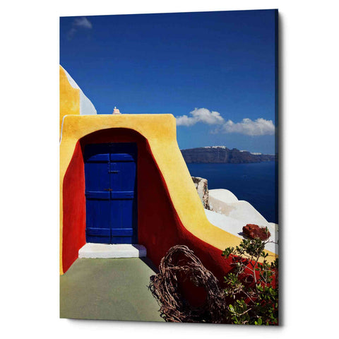 Image of 'Blue Door,' Canvas Wall Art