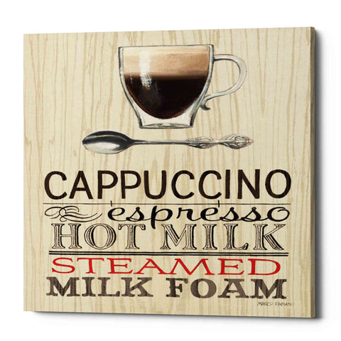 Image of 'Cappuccino' by Marco Fabiano, Canvas Wall Art