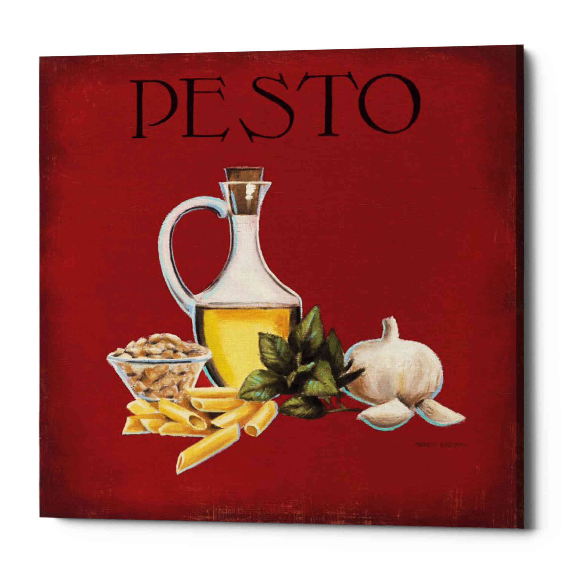 'Italian Cuisine II' by Marco Fabiano, Canvas Wall Art