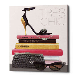 'Paris Style III Gold and Black' by Marco Fabiano, Canvas Wall Art