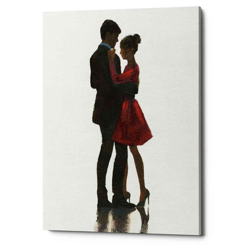 Image of 'The Embrace II Red Dress' by Marco Fabiano, Canvas Wall Art