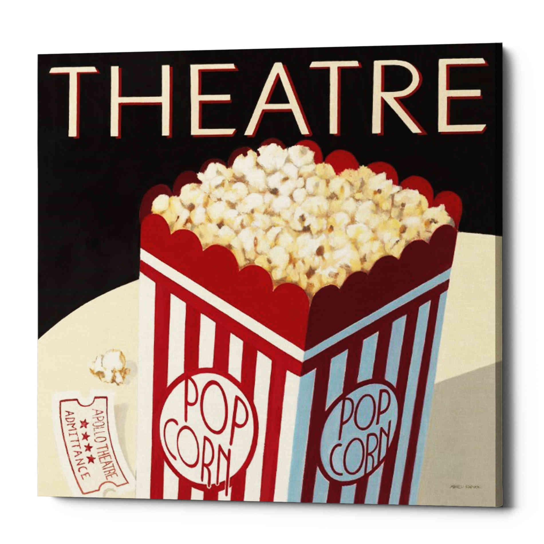 'Theatre' by Marco Fabiano, Canvas Wall Art