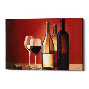 'Wine Trio' by Marco Fabiano, Canvas Wall Art