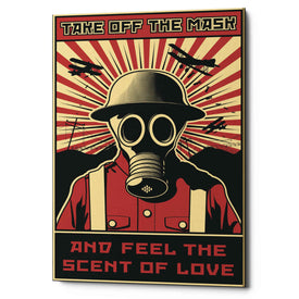 'Gas Mask' Canvas Wall Art