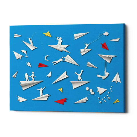 Image of 'Paper Planes' Canvas Wall Art