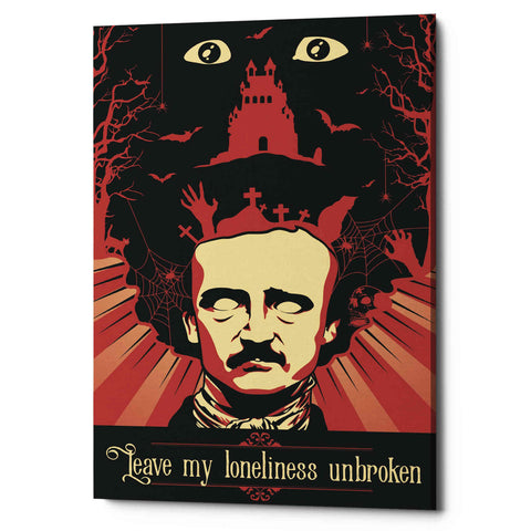Image of 'Poe' Canvas Wall Art