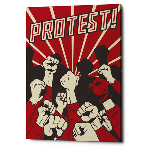 Image of 'Protest' Canvas Wall Art
