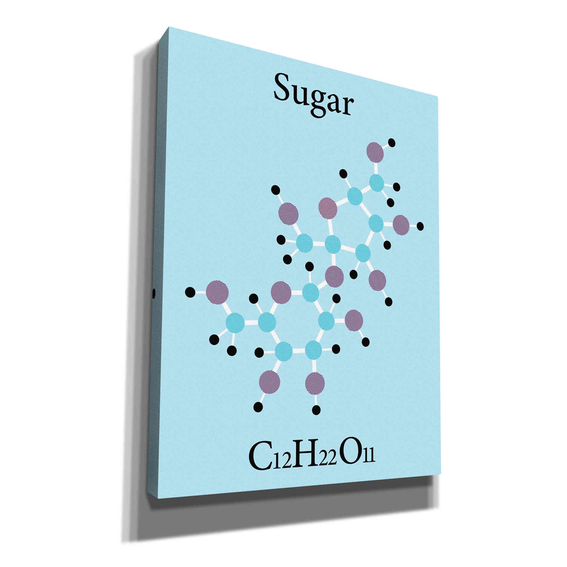 'Sugar Molecule' Canvas Wall Art