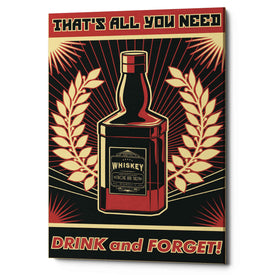 'Whiskey' Canvas Wall Art