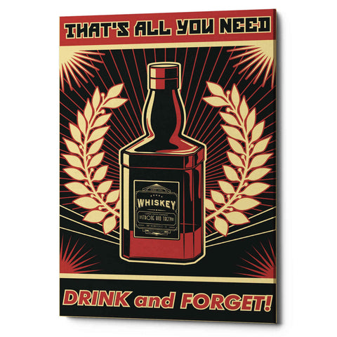 Image of 'Whiskey' Canvas Wall Art