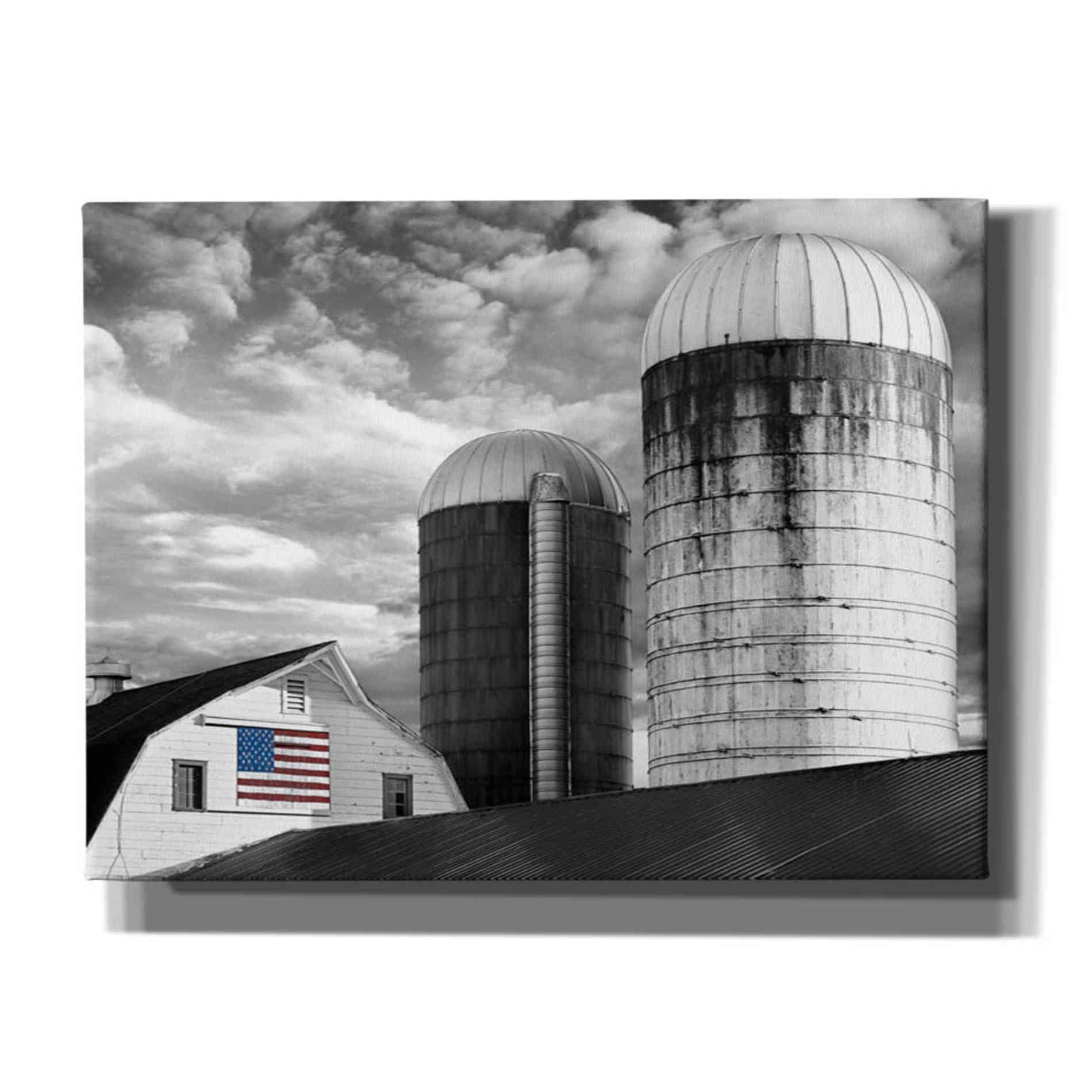 'Flags of Our Farmers II' by James McLoughlin Giclee Canvas Wall Art