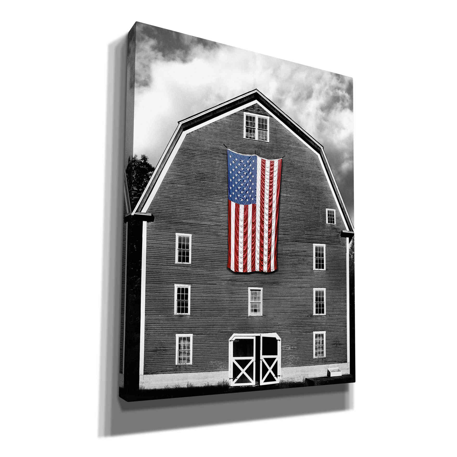 'Flags of Our Farmers XIX' by James McLoughlin Giclee Canvas Wall Art