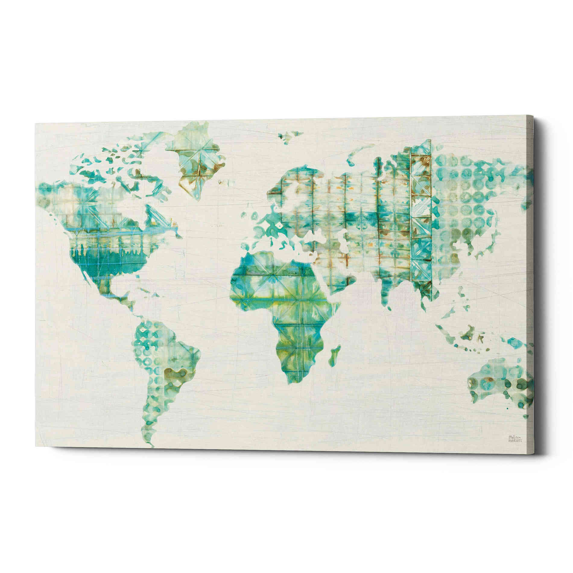 'Kanari Map' by Melissa Averinos, Canvas Wall Art
