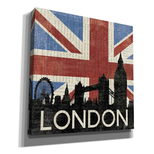 'London ' by Moira Hershey, Canvas Wall Art
