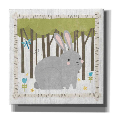 Image of 'Woodland Hideaway Bunny' by Moira Hershey, Canvas Wall Art