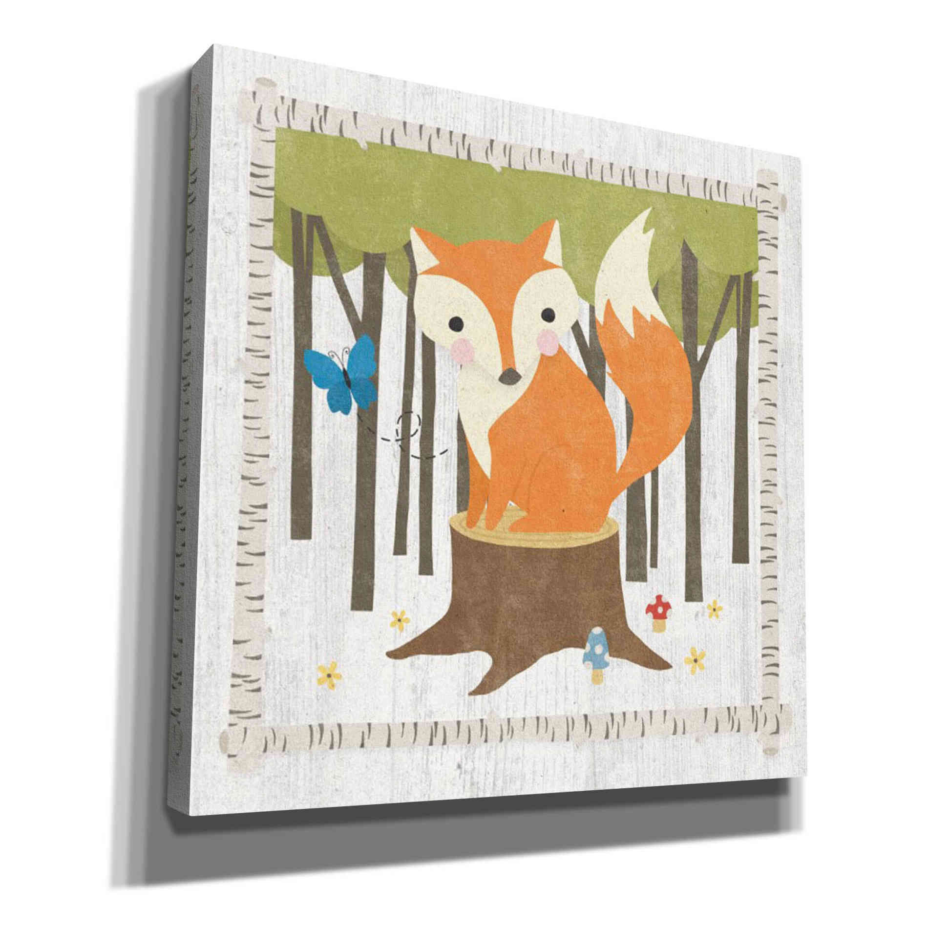 'Woodland Hideaway Fox' by Moira Hershey, Canvas Wall Art