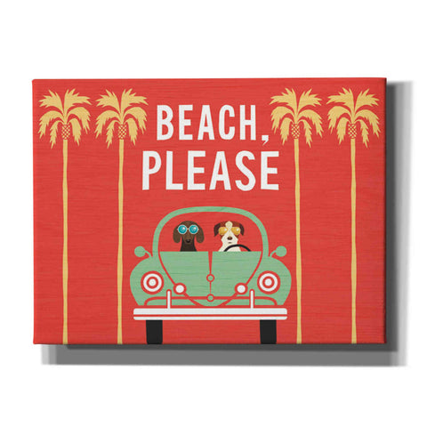 Image of 'Beach Bums Beetle I' by Michael Mullan, Canvas Wall Art