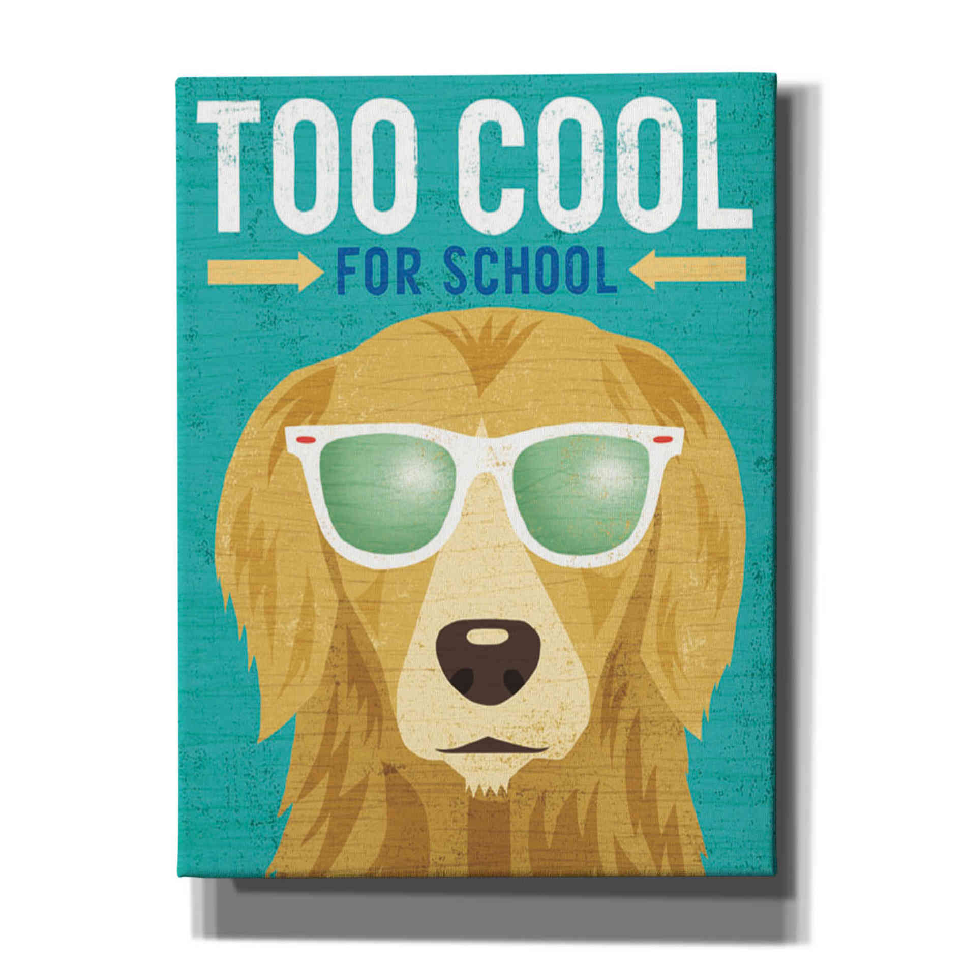 'Beach Bums Golden I Cool' by Michael Mullan, Canvas Wall Art