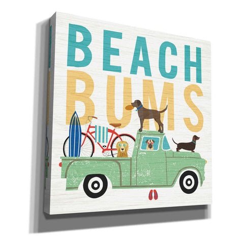 Image of 'Beach Bums Truck I square' by Michael Mullan, Canvas Wall Art