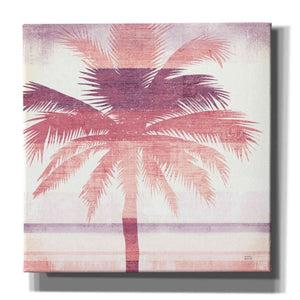 'Beachscape Palms II Pink Purple' by Michael Mullan, Canvas Wall Art