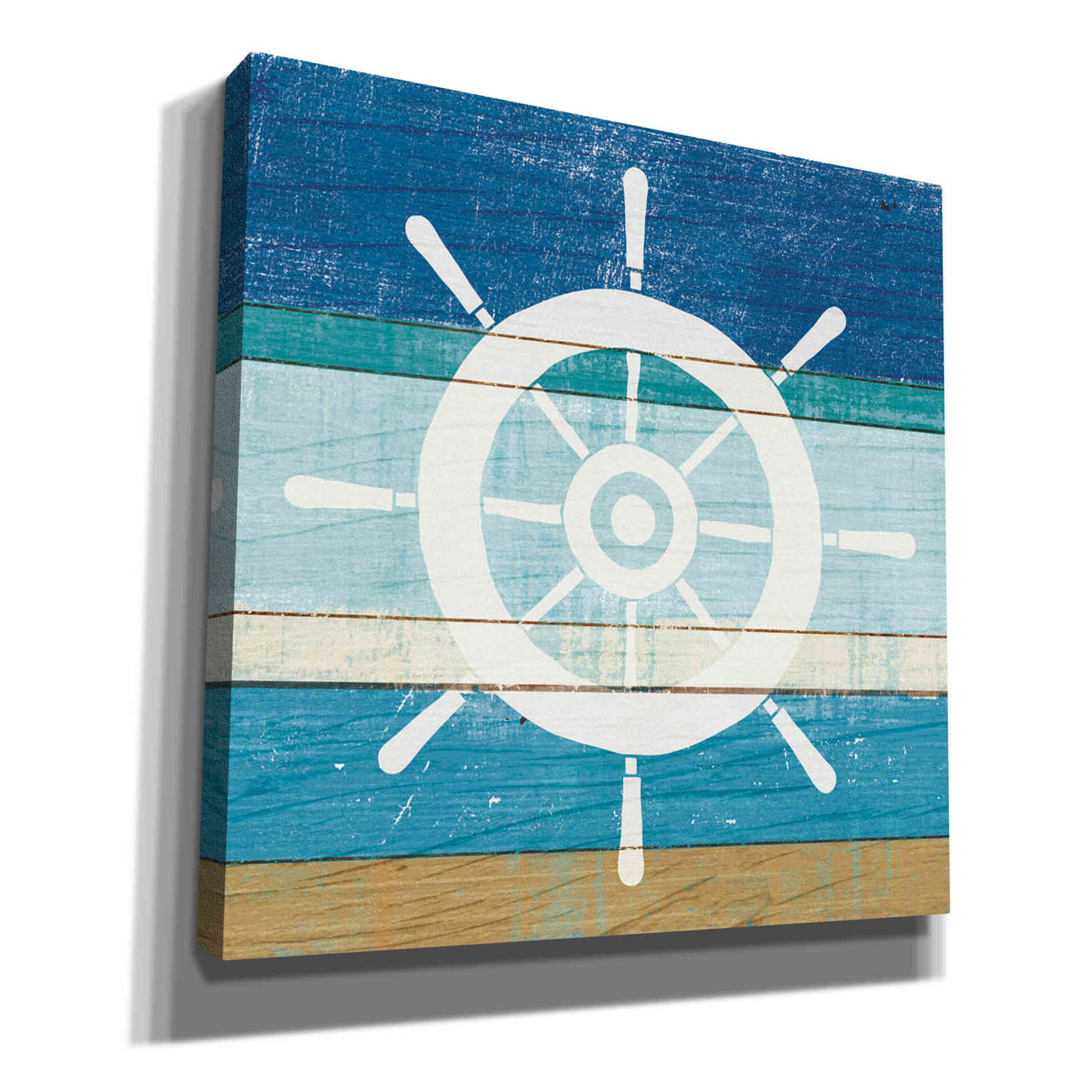 'Beachscape VI Helm White' by Michael Mullan, Canvas Wall Art