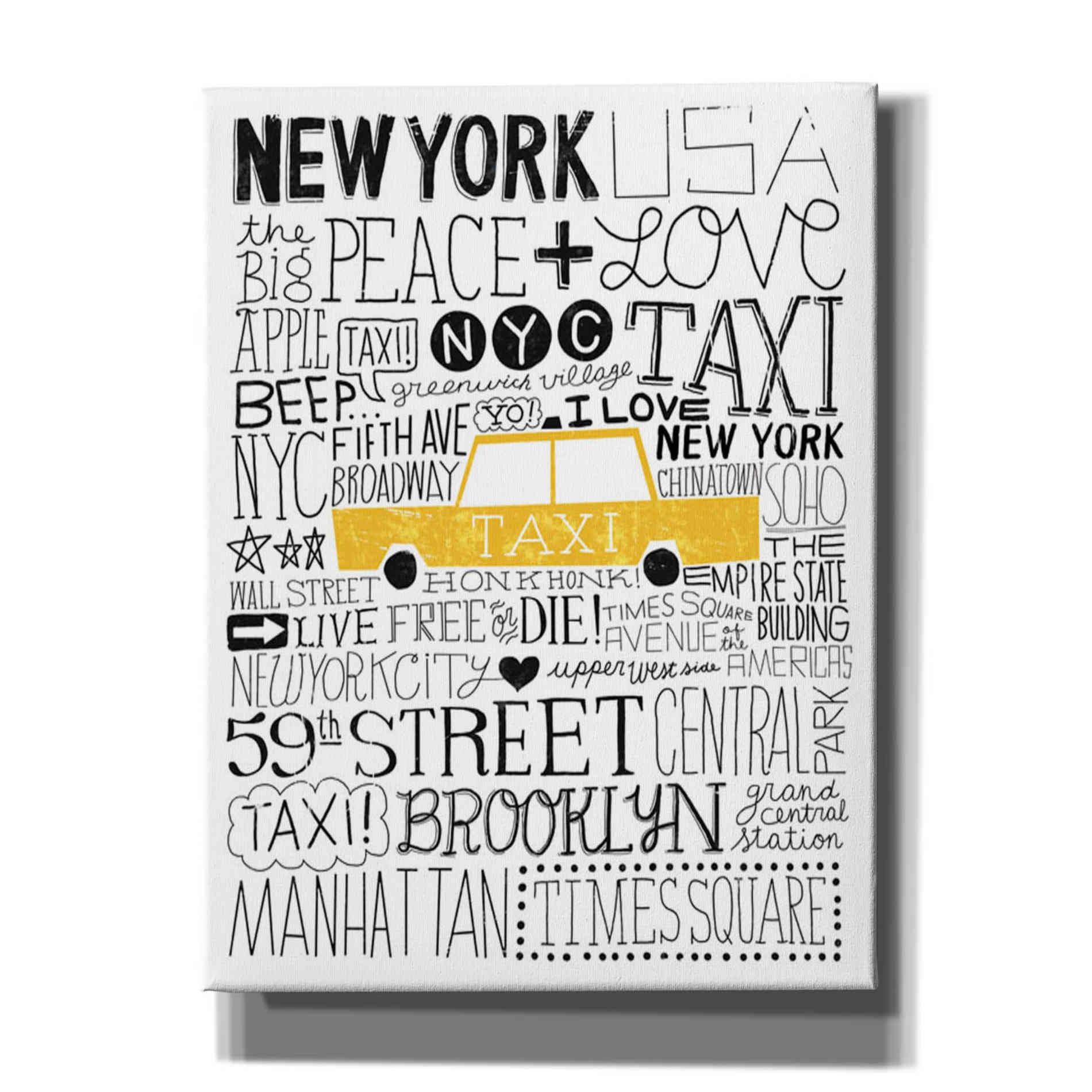 'Iconic NYC III' by Michael Mullan, Canvas Wall Art