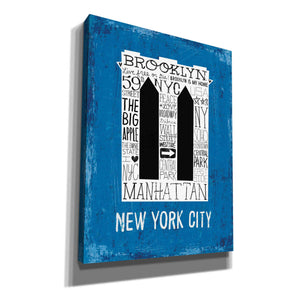 'Iconic NYC V' by Michael Mullan, Canvas Wall Art