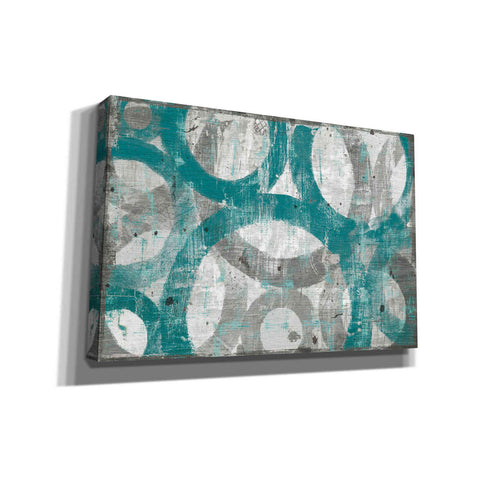Image of 'Industrial I Teal' by Michael Mullan, Canvas Wall Art