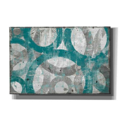 Image of 'Industrial I Teal' by Michael Mullan, Canvas Wall Art