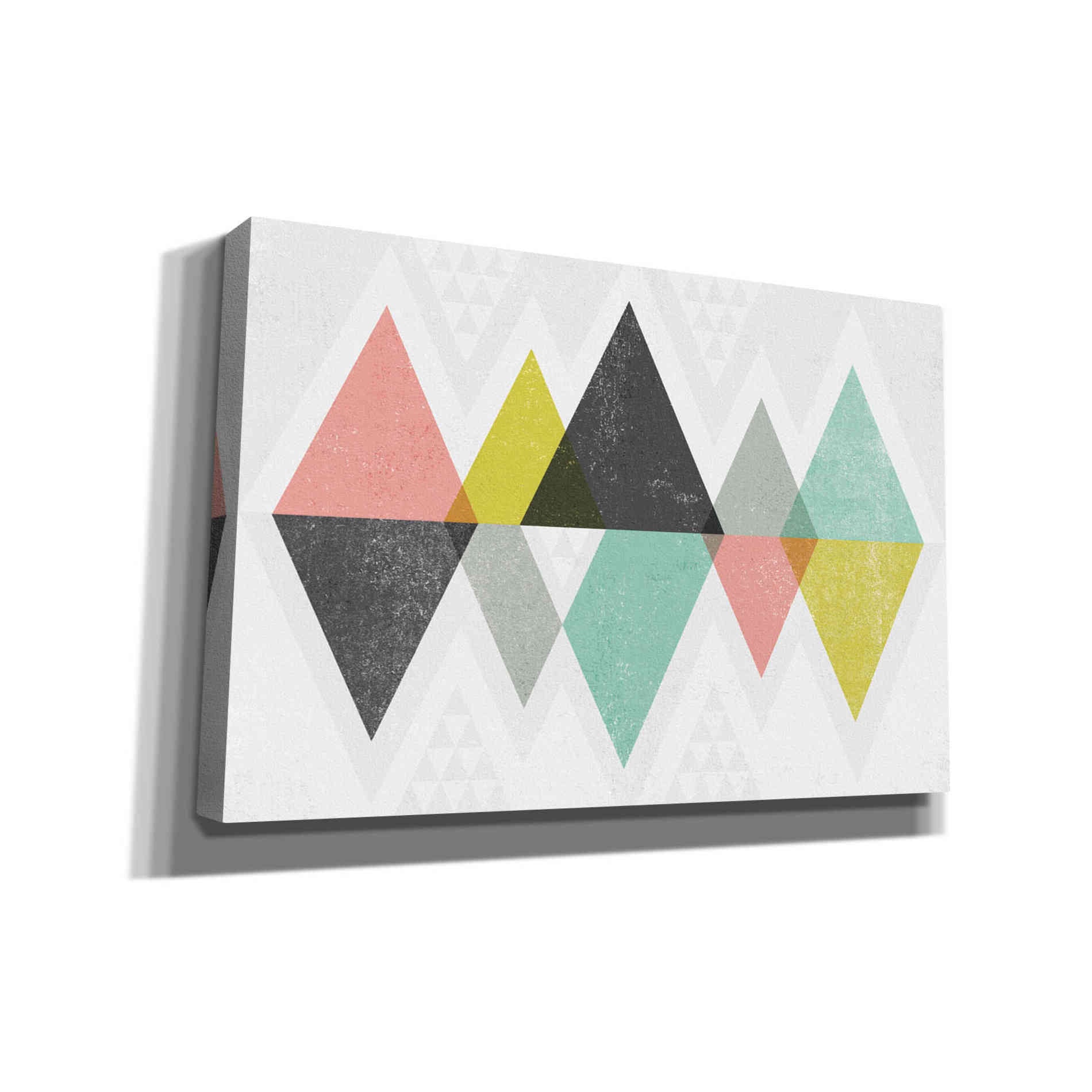 'Mod Triangles II' by Michael Mullan, Canvas Wall Art
