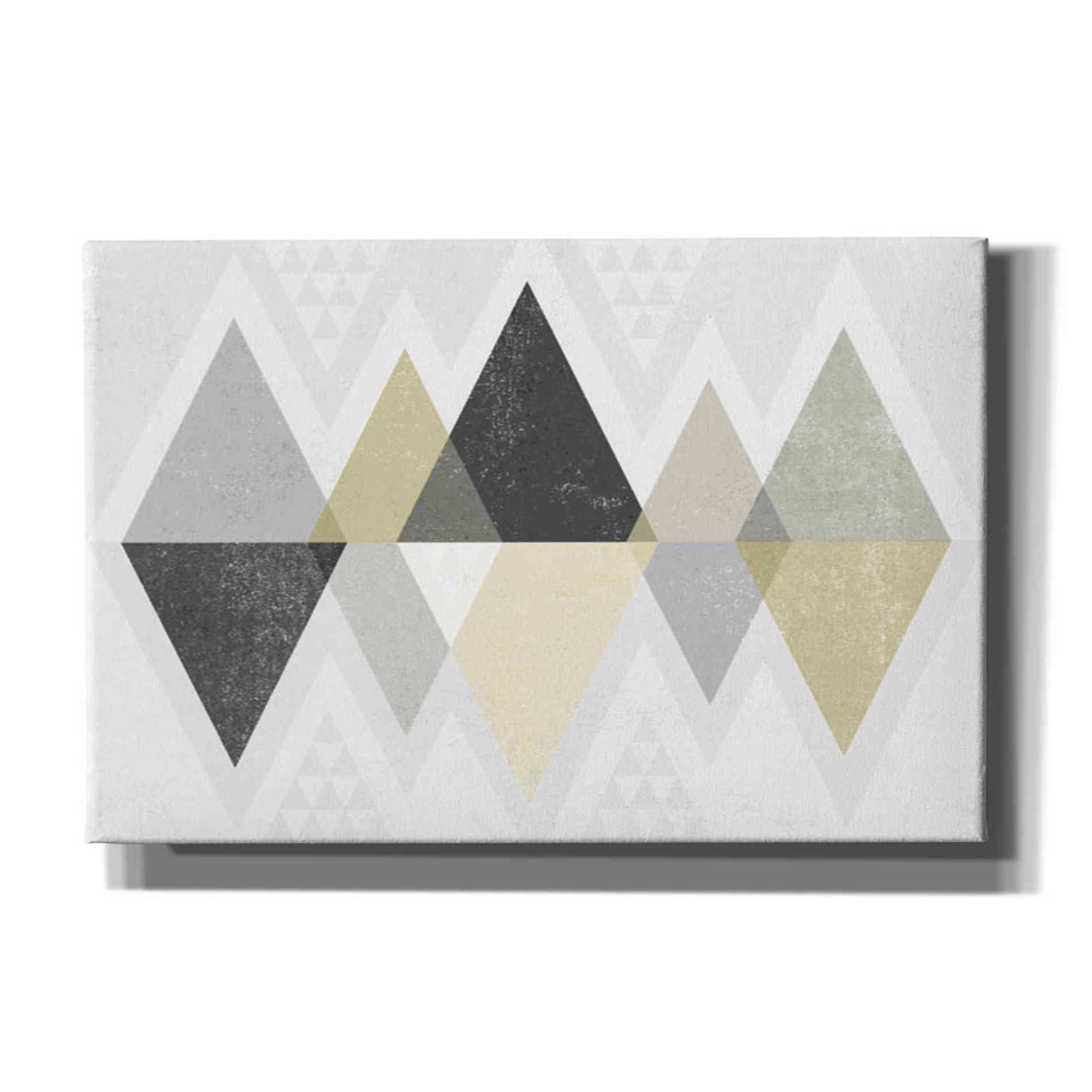 'Mod Triangles II Archroma' by Michael Mullan, Canvas Wall Art