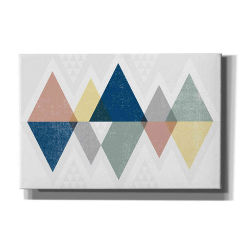 Image of 'Mod Triangles II Soft' by Michael Mullan, Canvas Wall Art
