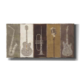 'Type Band Neutral Panel' by Michael Mullan, Canvas Wall Art
