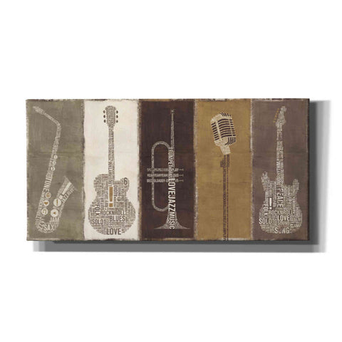 Image of 'Type Band Neutral Panel' by Michael Mullan, Canvas Wall Art