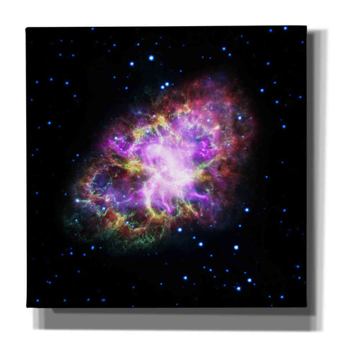 Image of 'Crab Nebula Multi-Wavelengths' Hubble Space Telescope Canvas Wall Art