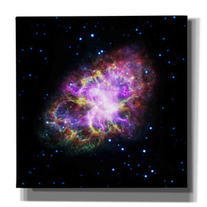 'Crab Nebula Multi-Wavelengths' Hubble Space Telescope Canvas Wall Art