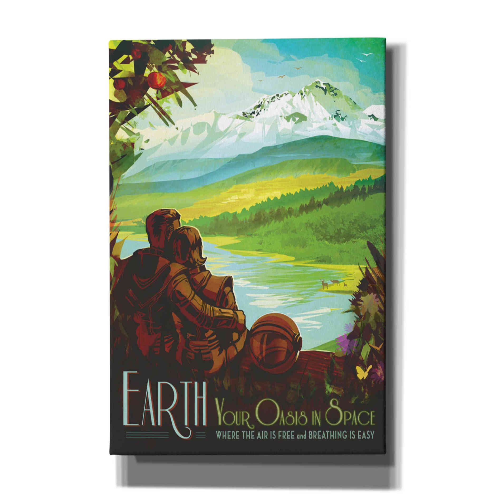 'Visions of the Future: Earth' Canvas Wall Art,12 x 18