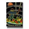 'Mars Explorer Series: Farmers Wanted' Canvas Wall Art,12 x 18