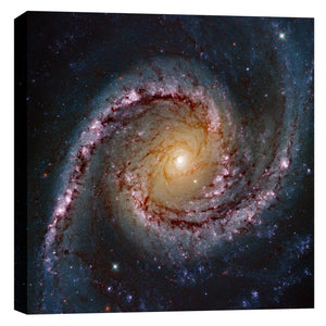 'Grand Swirls' Hubble Space Telescope Canvas Wall Art,18 x 18