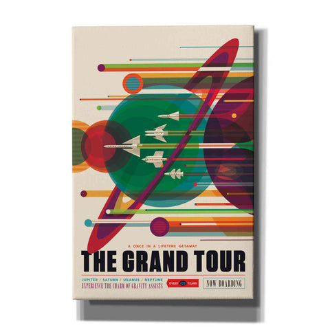 Image of 'Visions of the Future:The Grand Tour' Canvas Wall Art
