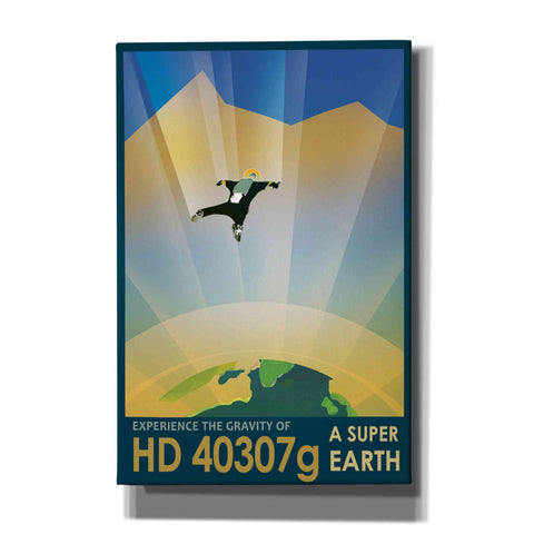 Image of 'Visions of the Future: HD 40307g' Canvas Wall Art
