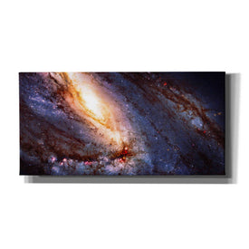 'Messier 66' Hubble Space Telescope Canvas Wall Art,20 x 40