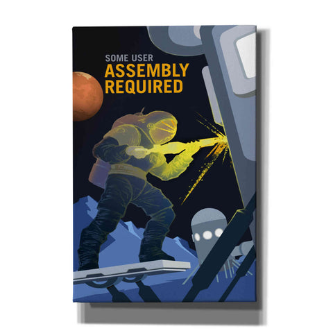 Image of 'Mars Explorer Series: Some User Assembly Required' Canvas Wall Art